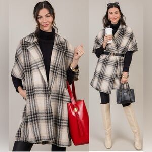 WONDERLY OVERSIZED SHACKET, NOTCHED LAPEL, DROP SHOULDER, O/S, GREAT 4 LAYERING